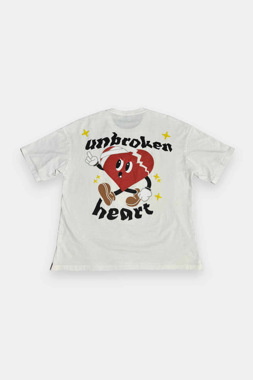 UNBROKEN HEART TEE WHITE