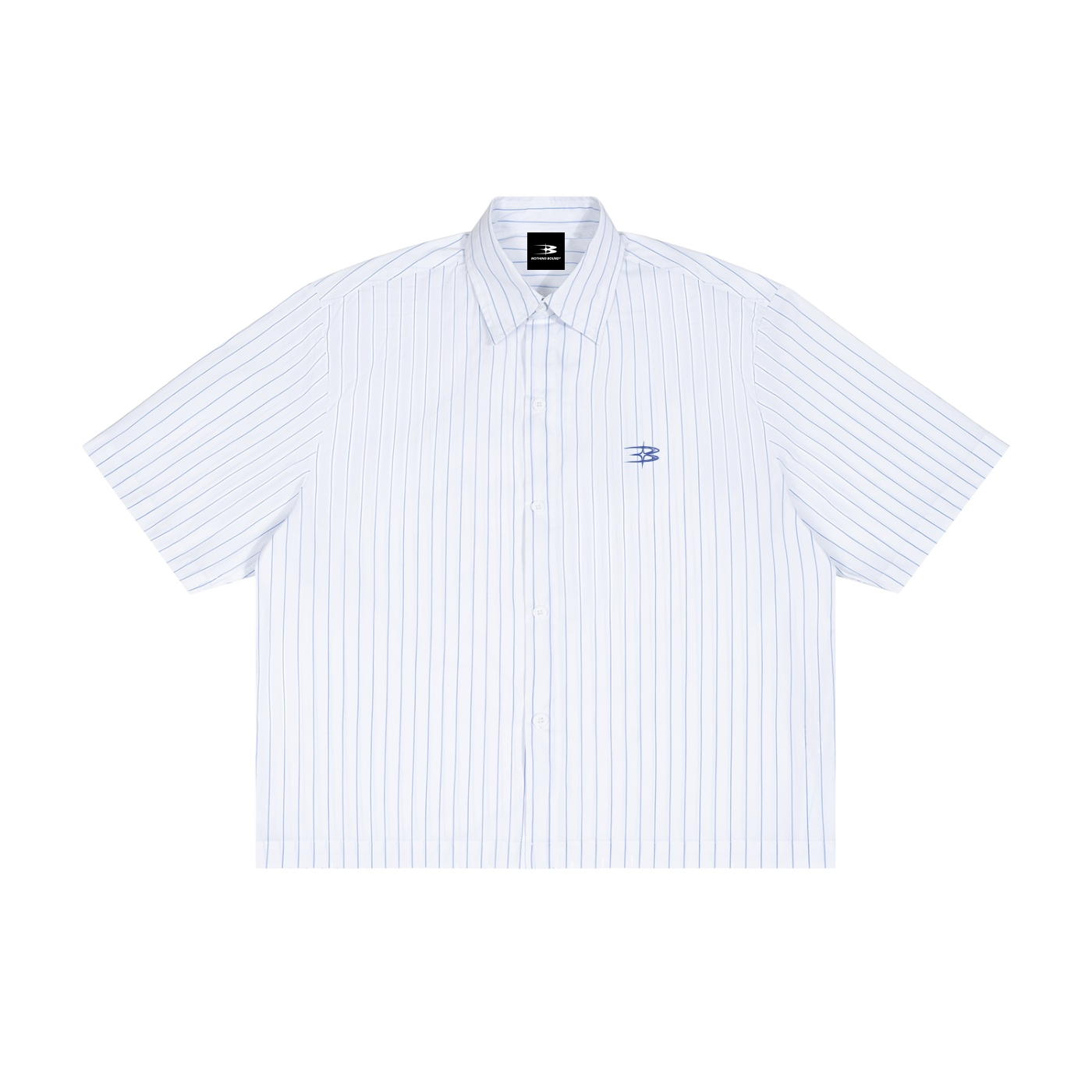 Striped Boxy Shirt — imagen 1