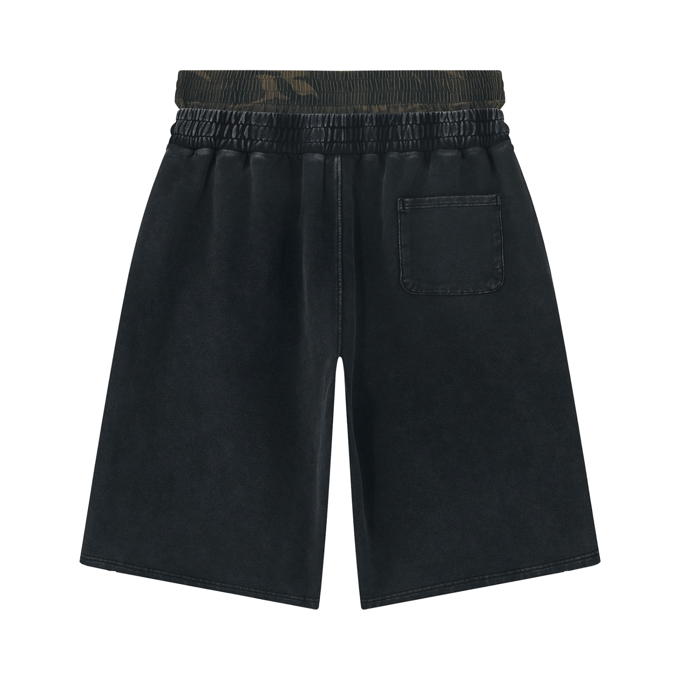 Camo Distressed Shorts — imagen 4