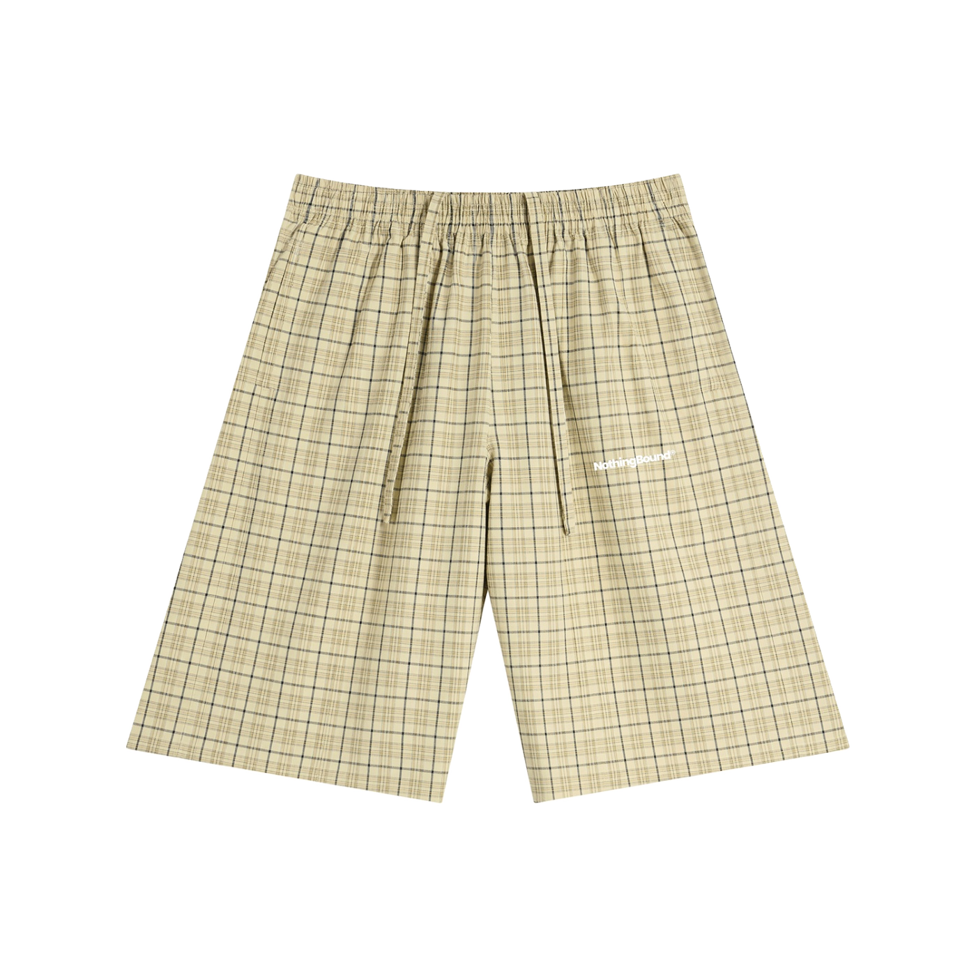 Plaid Wide-Leg Shorts — imagen 1