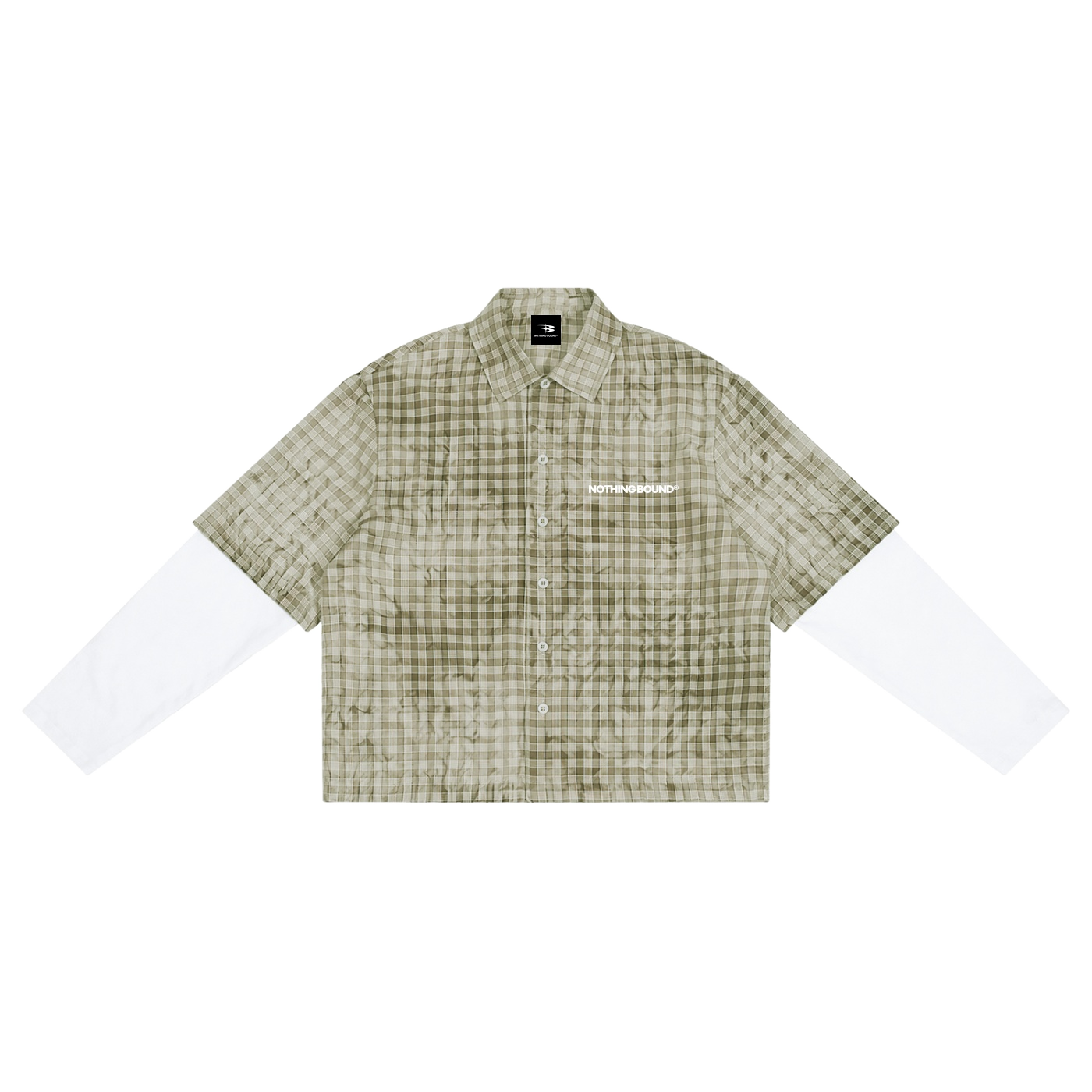 Washed Double-Sleeve Shirt — imagen 1