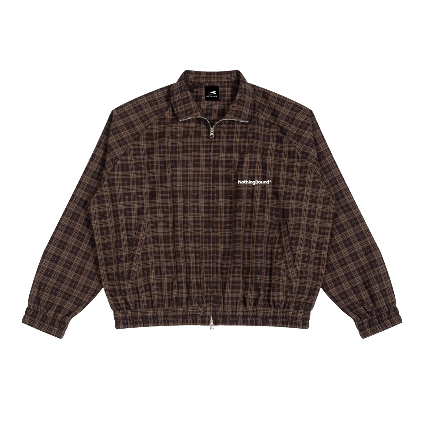 Plaid Track Jacket — imagen 1