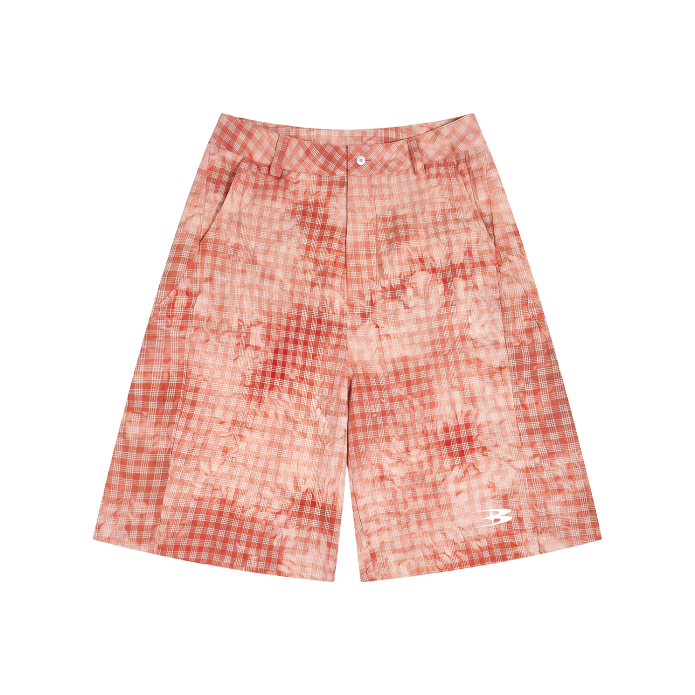 Washed Plaid Shorts — imagen 1