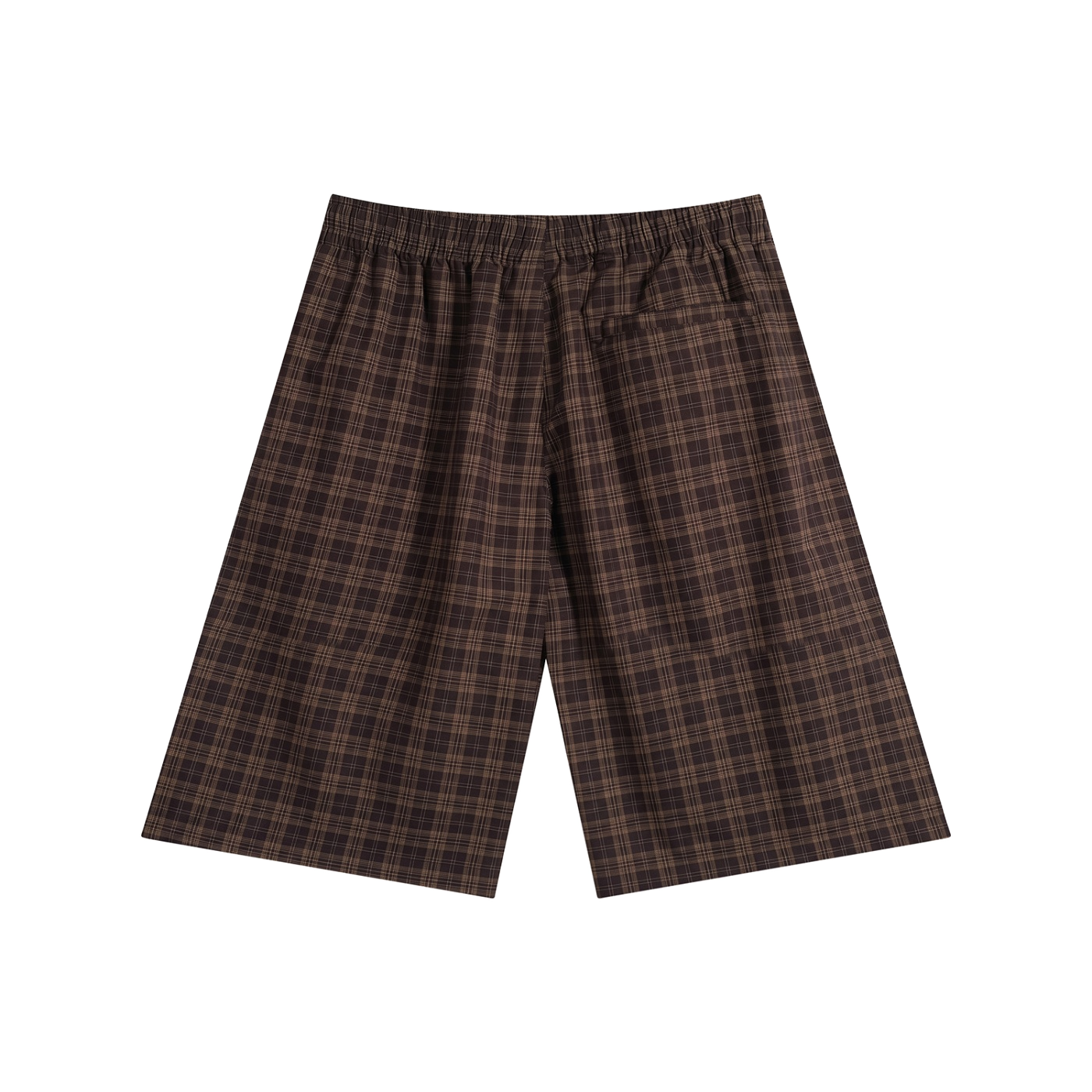 Plaid Wide-Leg Shorts — imagen 4