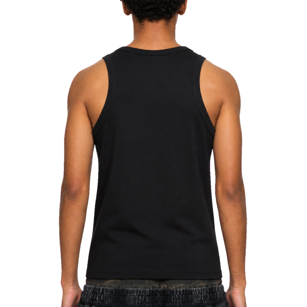Symbol Tank Top — vista trasera de fit