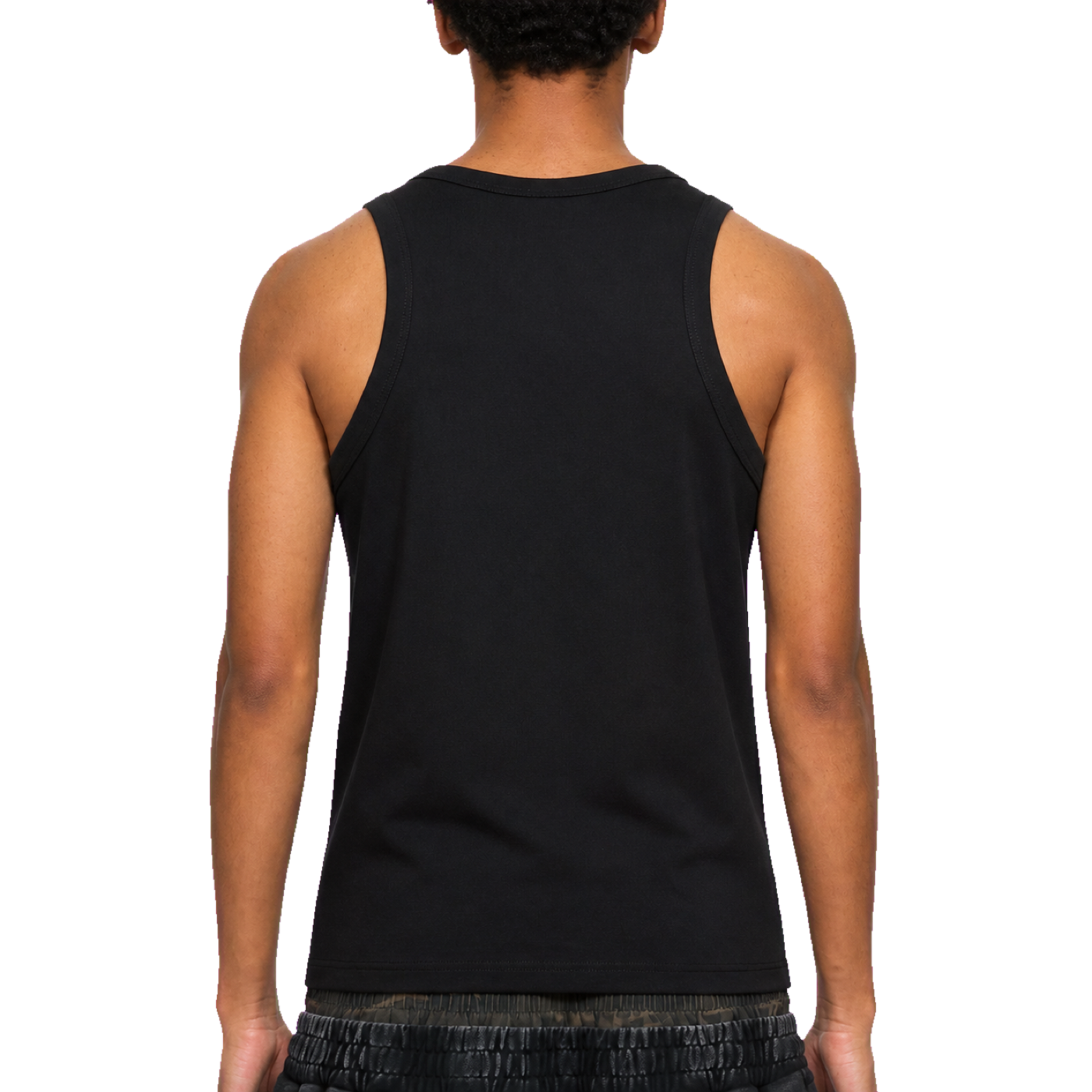 Symbol Tank Top — vista trasera de fit