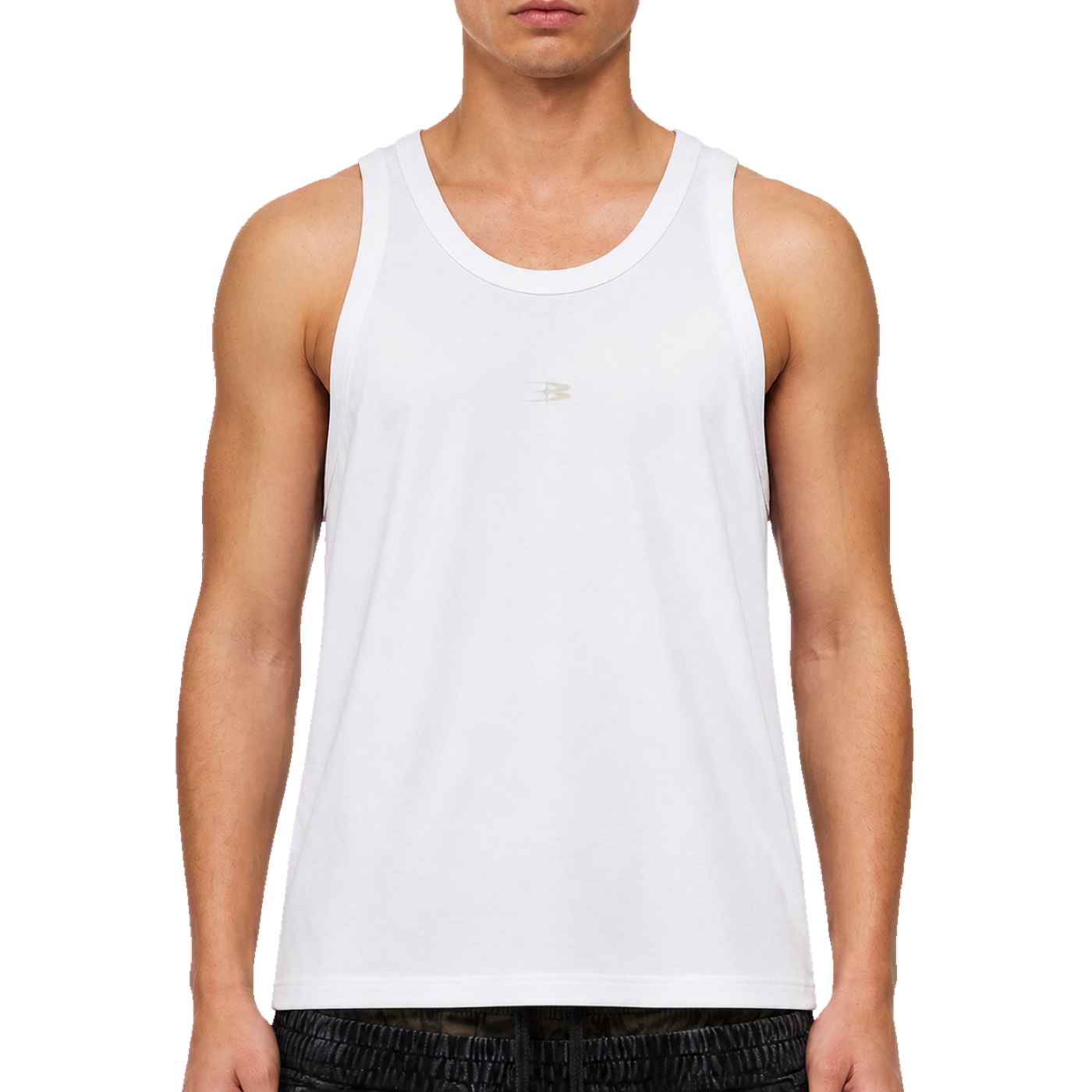 Symbol Tank Top — vista frontal de fit