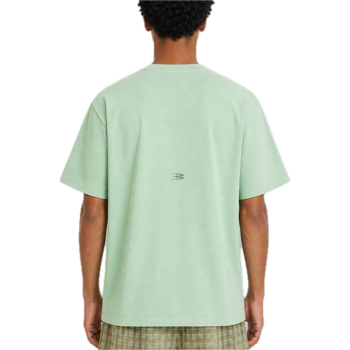 Wordmark Basic Tee — vista trasera de fit