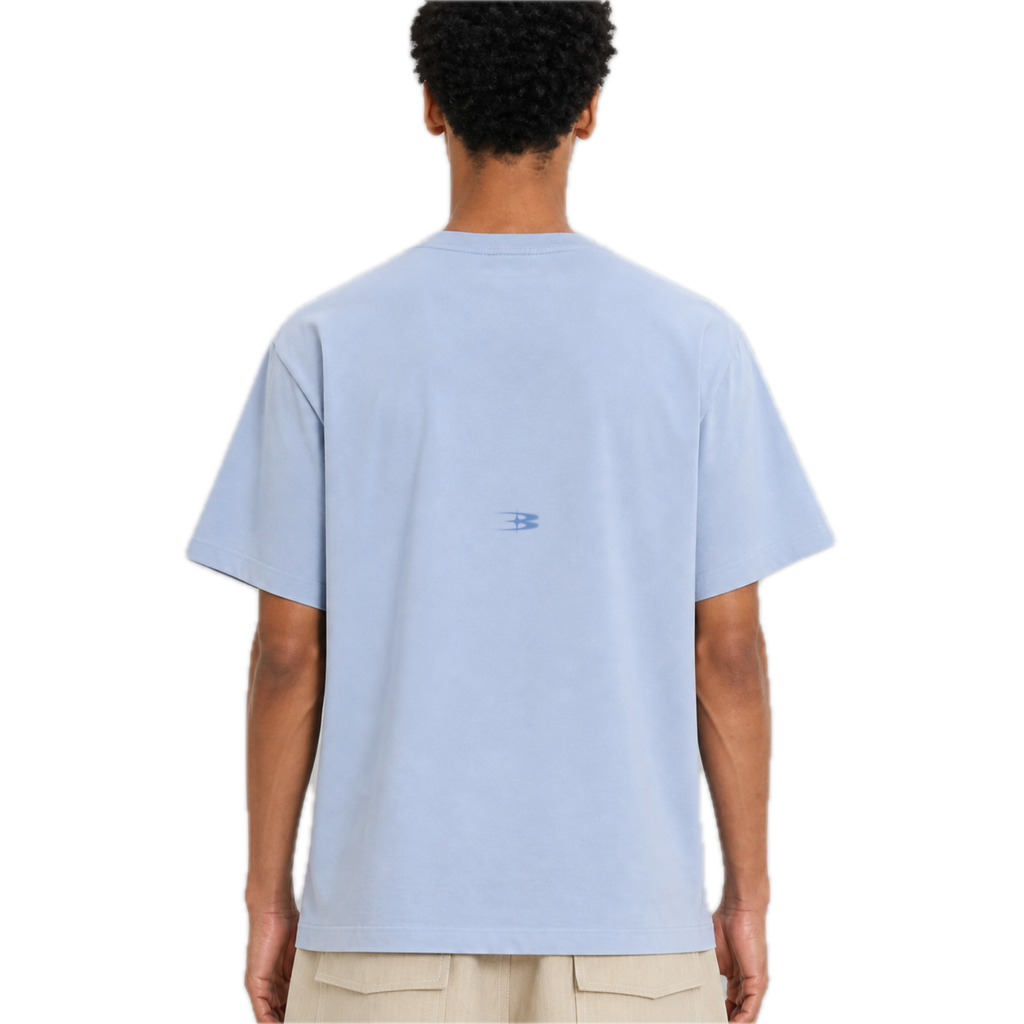 Wordmark Basic Tee — vista trasera de fit