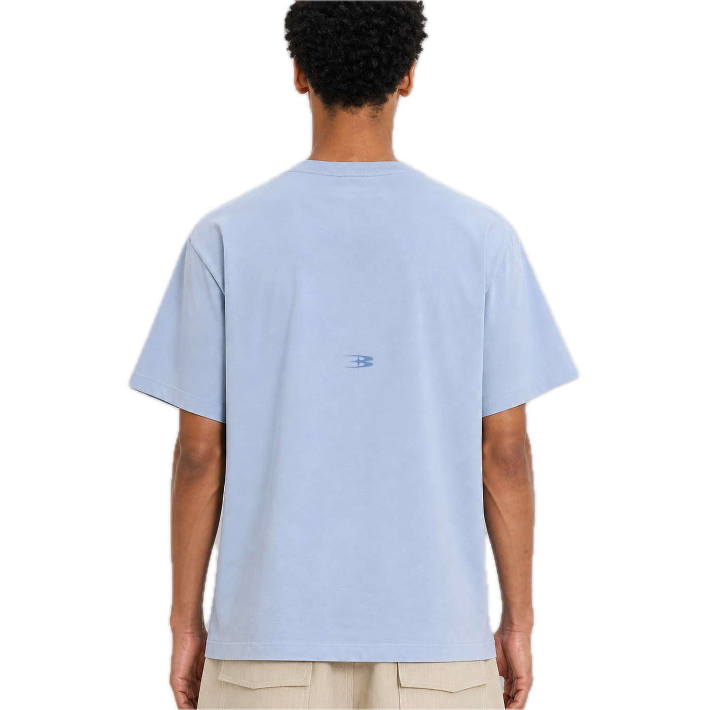 Wordmark Basic Tee — vista trasera de fit