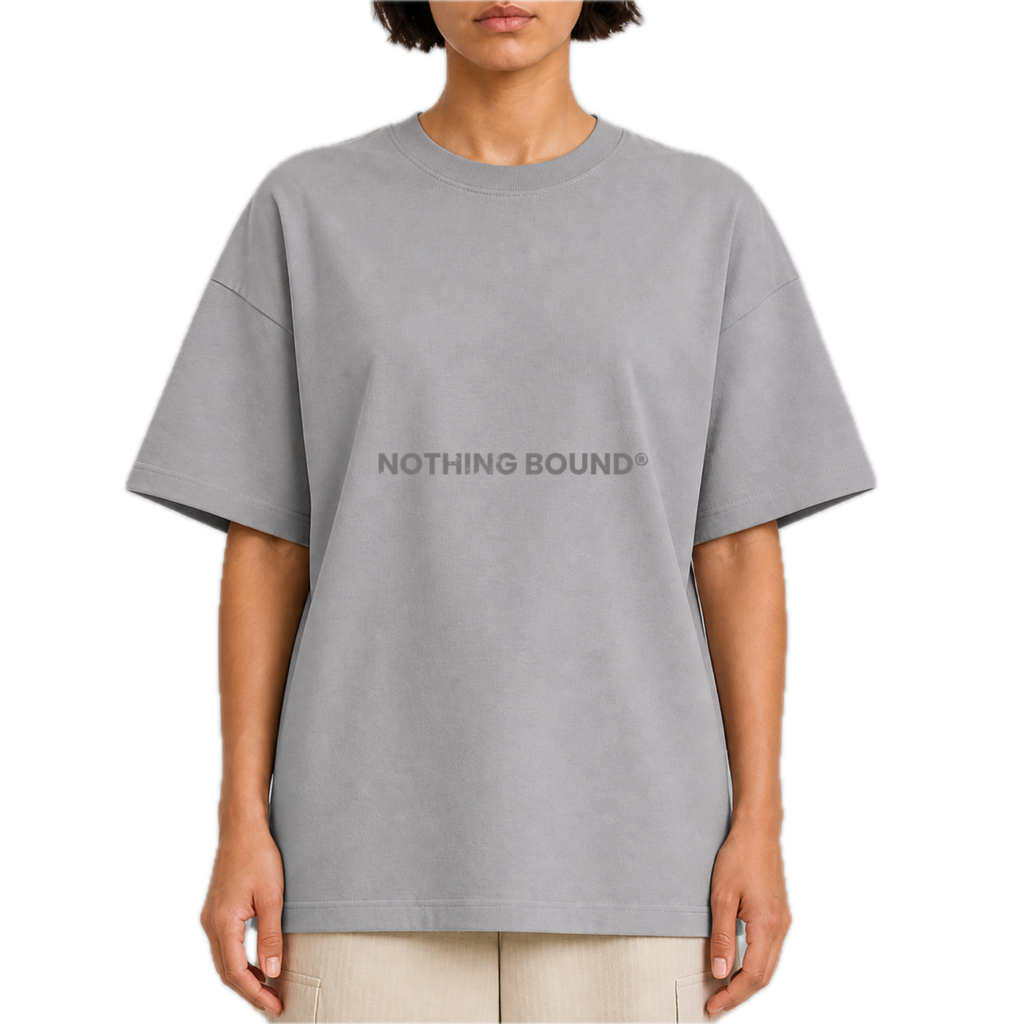 Wordmark Basic Tee — vista frontal de fit