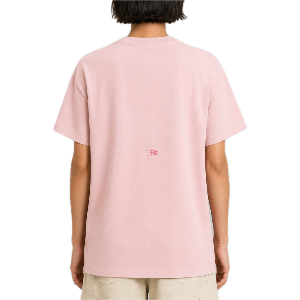 Wordmark Basic Tee — vista trasera de fit