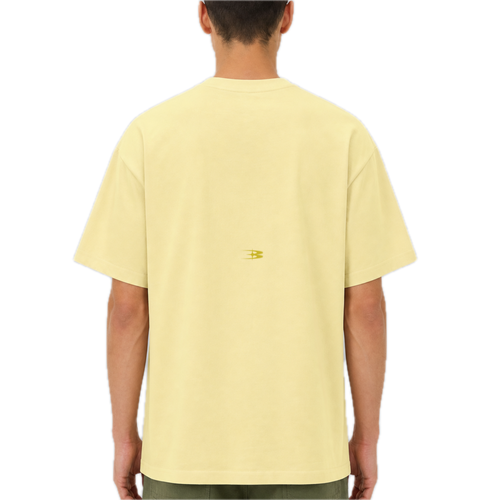 Wordmark Basic Tee — vista trasera de fit